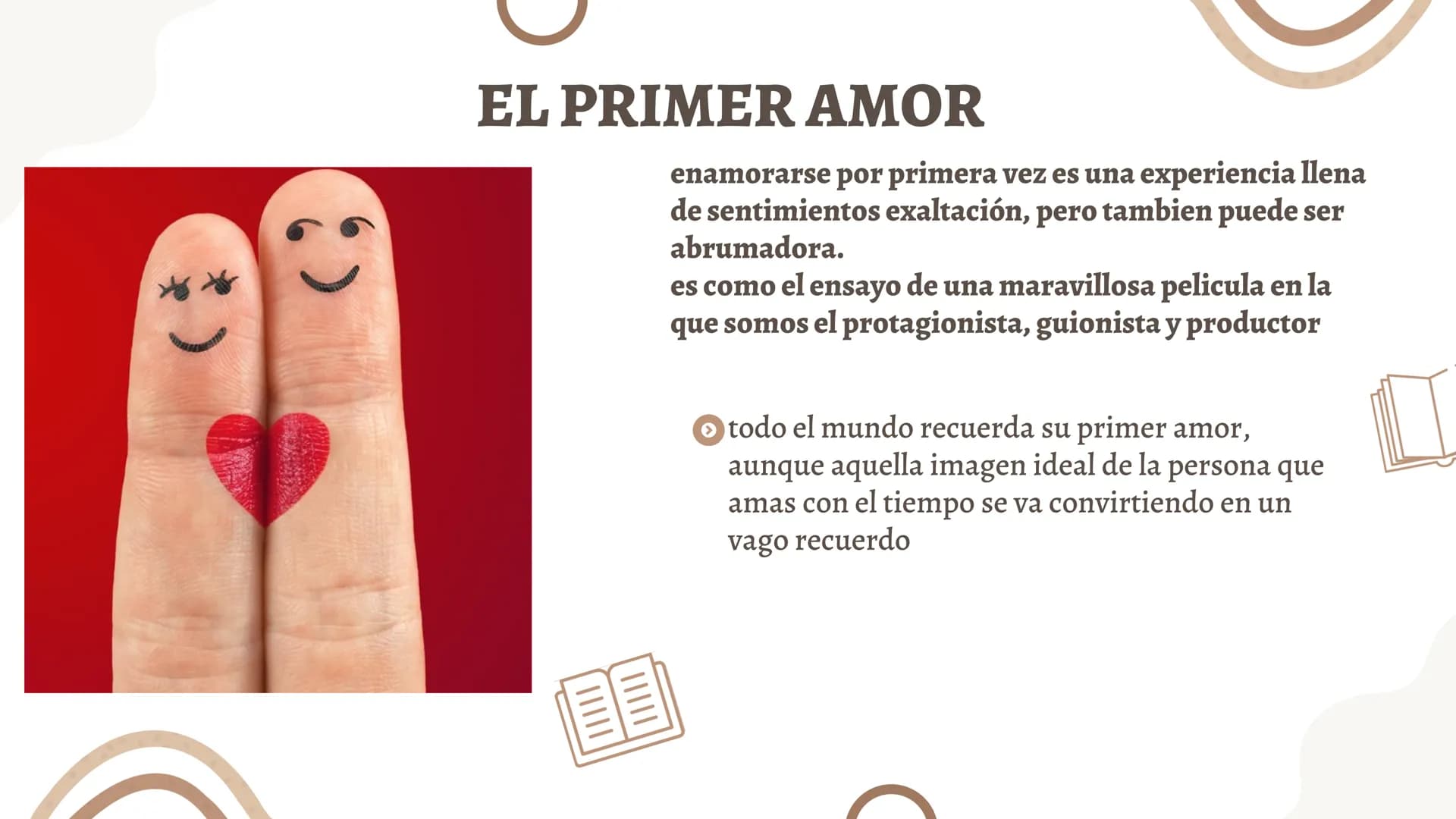О
ENAMORAMIENTO Y
AMOR
D ¿QUE ES ESTAR
ENAMORAD@?
Estar enamorado es un estado emocional complejo que
se caracteriza por una fuerte atracció