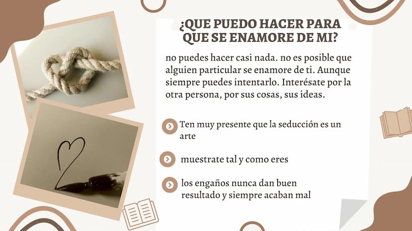 О
ENAMORAMIENTO Y
AMOR
D ¿QUE ES ESTAR
ENAMORAD@?
Estar enamorado es un estado emocional complejo que
se caracteriza por una fuerte atracció