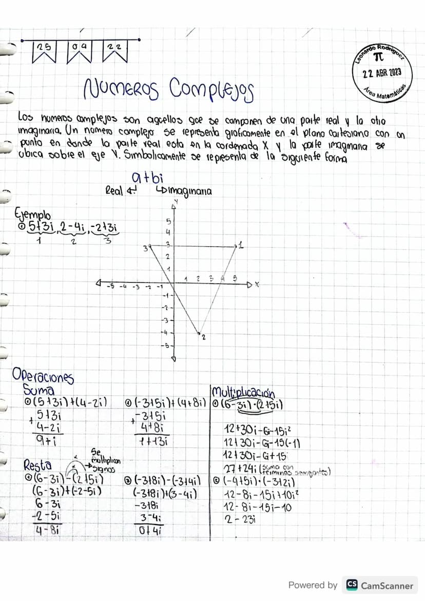 220422
NUMEROS IMAGINARIOS
bos numeros imaginarios son agrellas raices pares negativas, el numero imaginario van
cuadrada de -1 √-T se repre