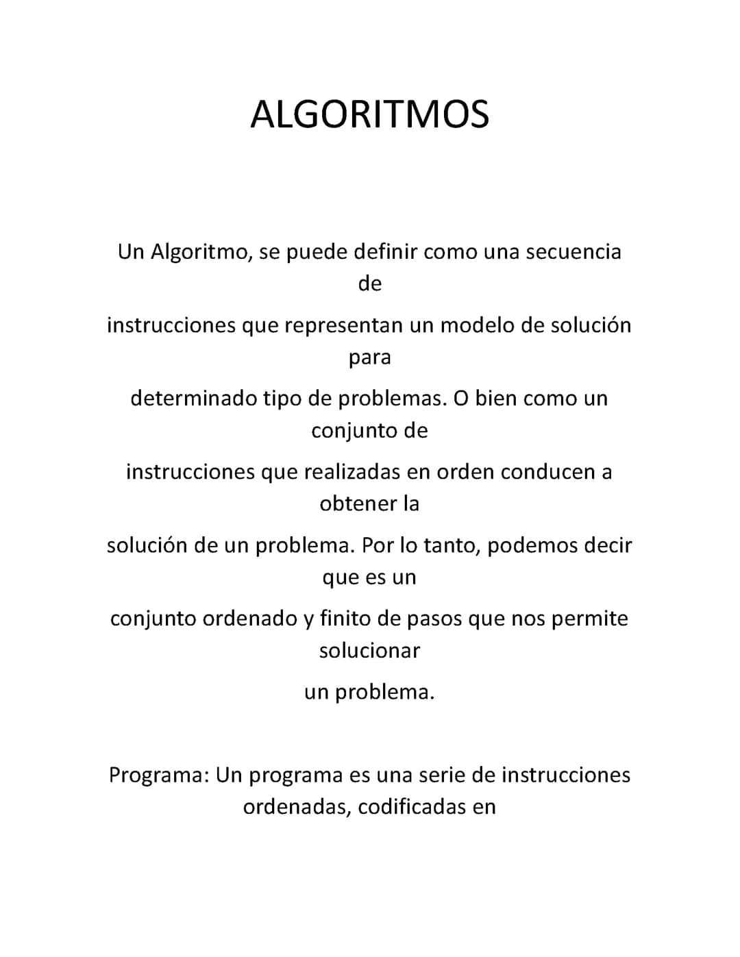 Algoritmos 