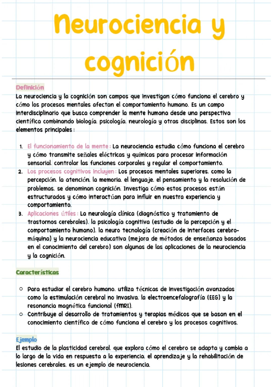 Neurociencia y Cognición