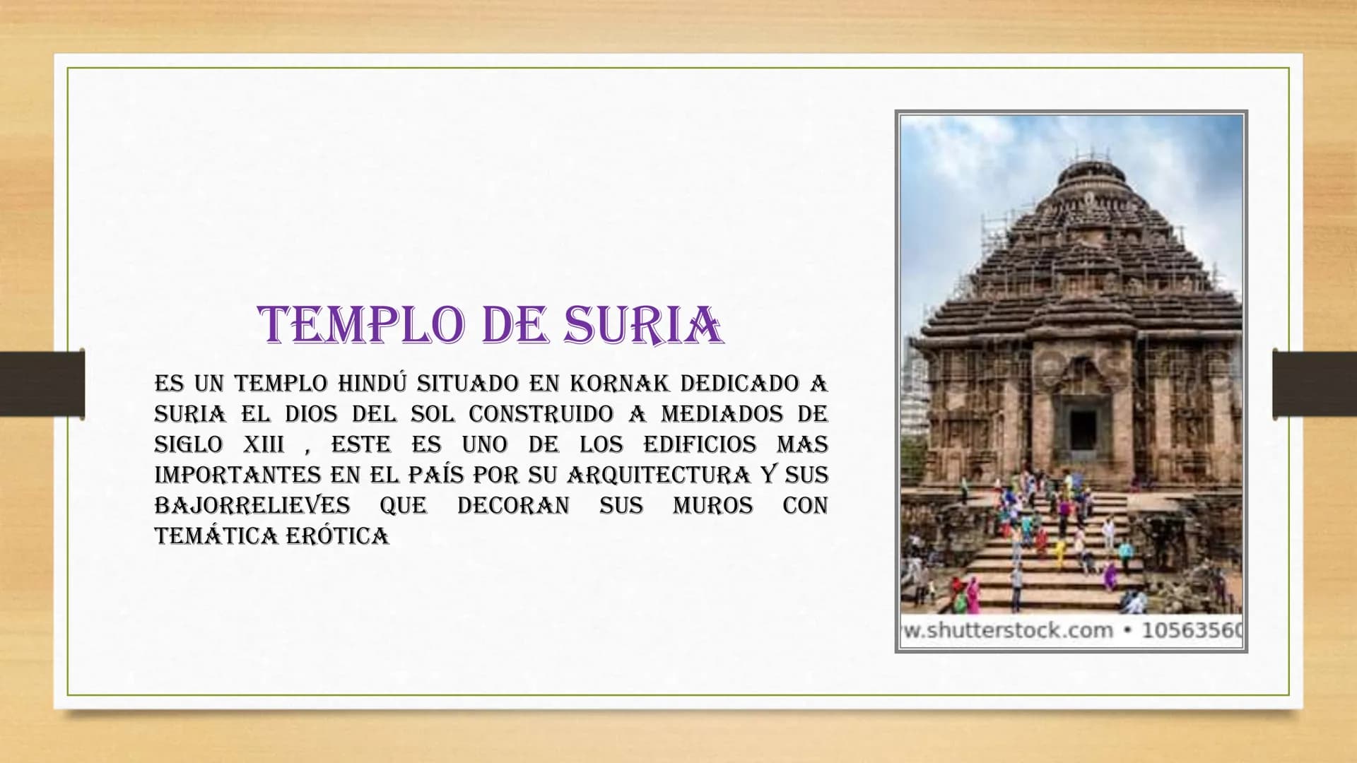 CULTURA DE LA ANTIGUA
CIVILIZACIÓN INDIA
Por mariana gunturiz Amaya
604 INTRODUCCION
EN ESTAS DIAPOSITIVAS ENCONTRARAS ARQUITECTURA, PINTURA