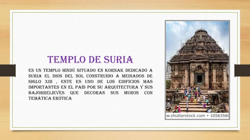 CULTURA DE LA ANTIGUA
CIVILIZACIÓN INDIA
Por mariana gunturiz Amaya
604 INTRODUCCION
EN ESTAS DIAPOSITIVAS ENCONTRARAS ARQUITECTURA, PINTURA