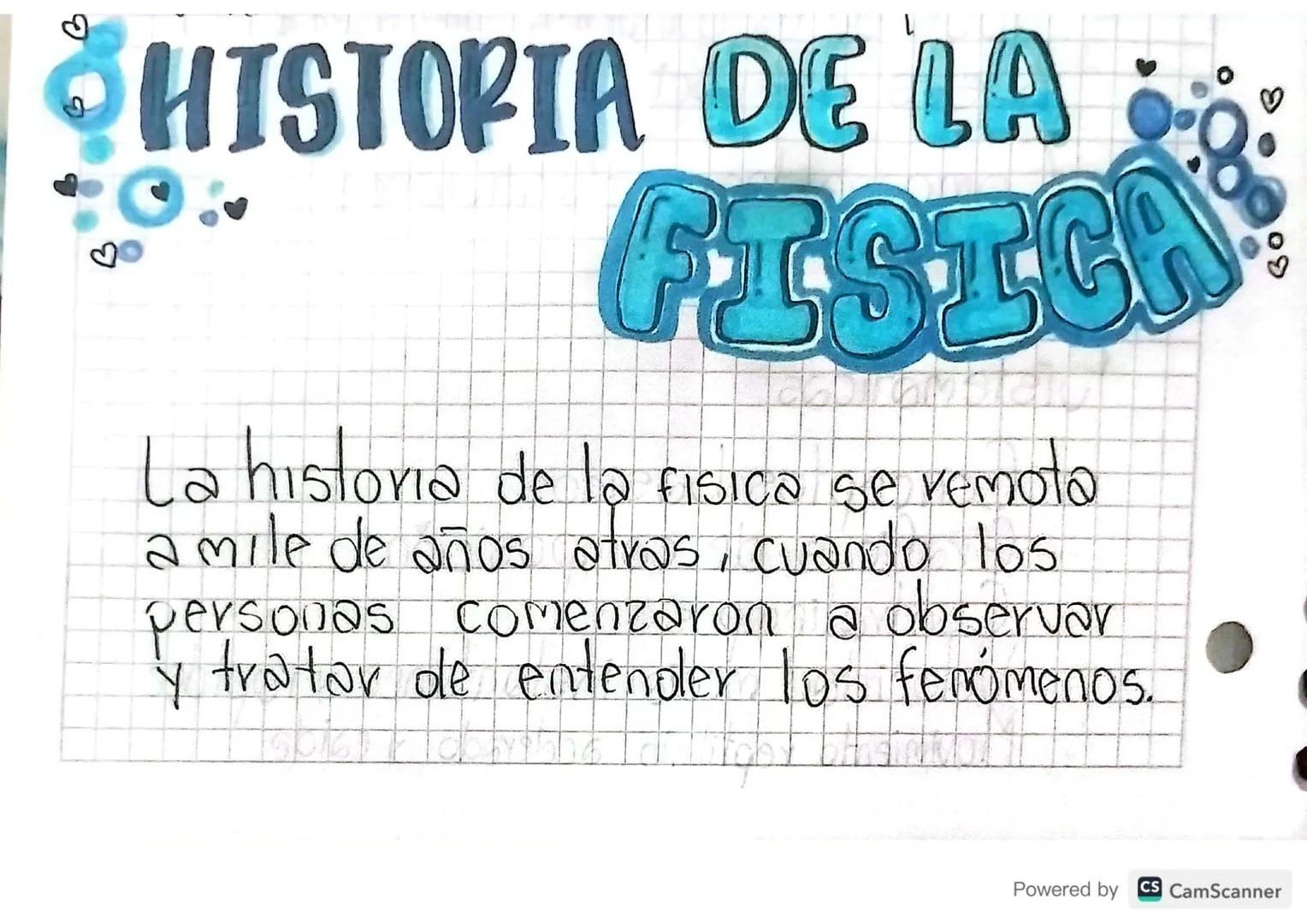 ০৪
# SHISTORIA DE LA
# FISICA
B
La historia de la fisica se remota
a mile de años atras, cuando los
personas comenzaron a observar
y tratar 