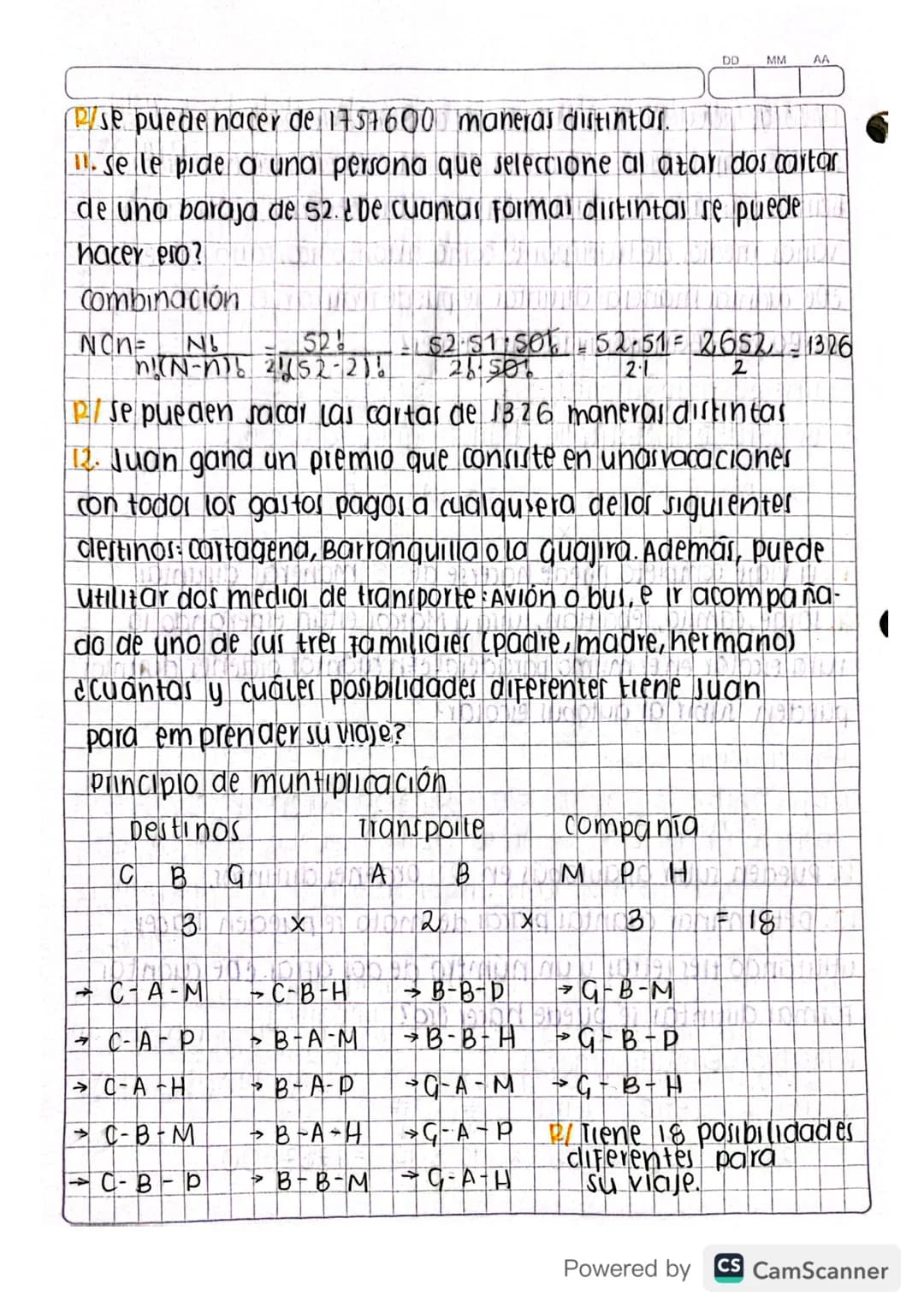 1
DD MM AA
Julio 10/2020
activiolad: LECTURA V ANÁLISIS SOBRE EXPERIMENTOS
ALEATORIO PROBABILIDAD Y CONTEO.
①Explicar la tercera ley de Kepl