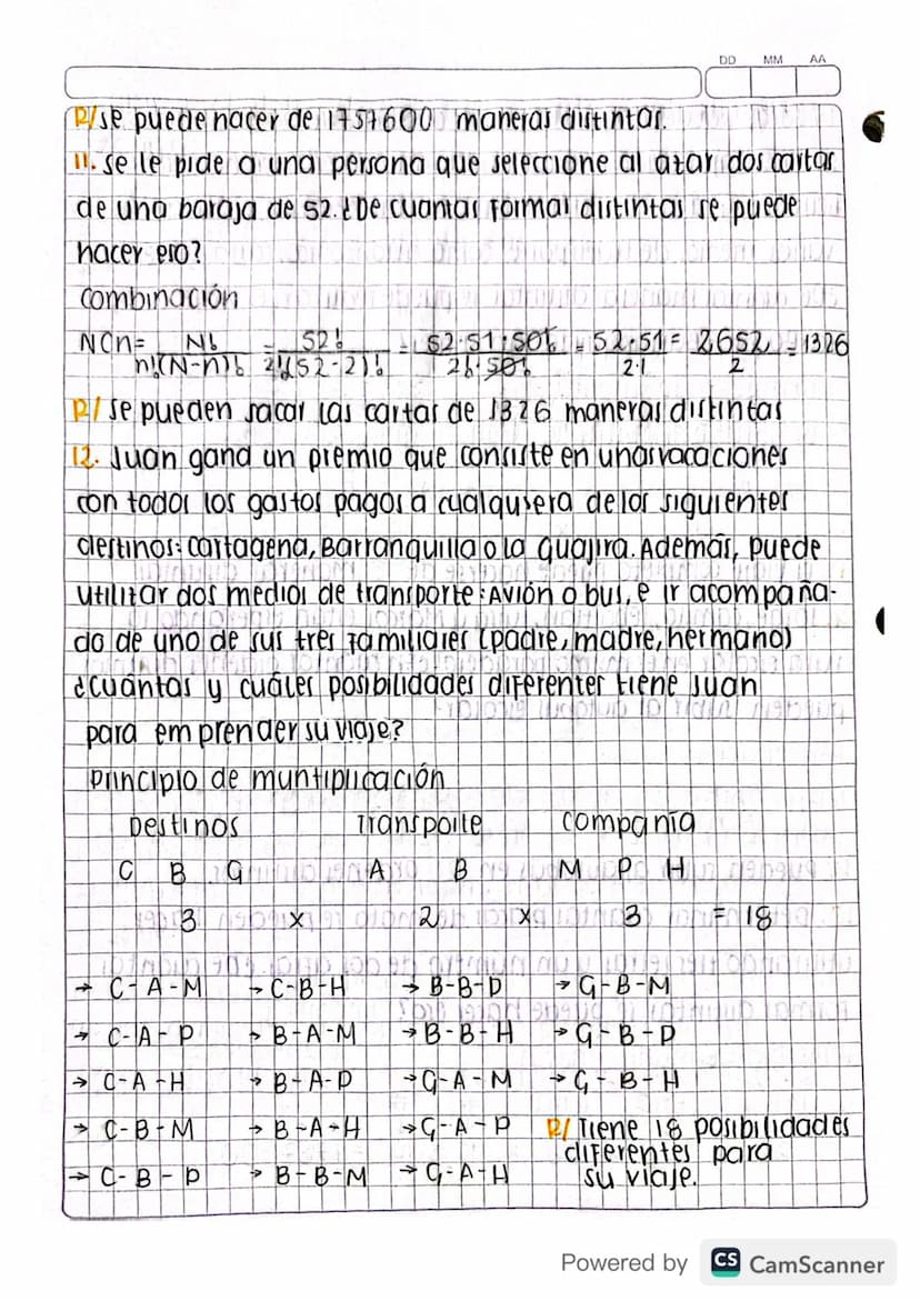 1
DD MM AA
Julio 10/2020
activiolad: LECTURA V ANÁLISIS SOBRE EXPERIMENTOS
ALEATORIO PROBABILIDAD Y CONTEO.
①Explicar la tercera ley de Kepl