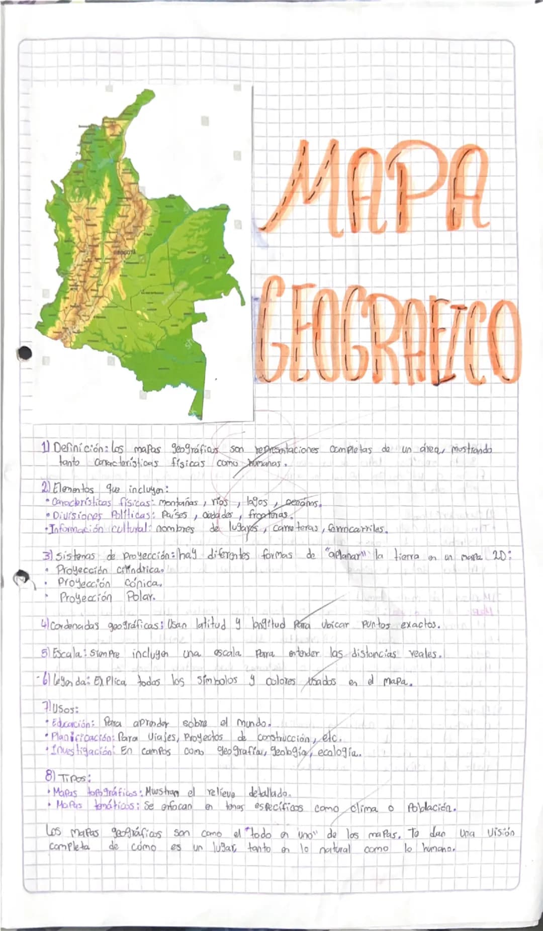--- OCR Start ---
MAPA
FISICO
1) Bre Presentación de la Tierra: Los mapas físicos intentan mostrar la superficie
Ubicar la Tierra en 2D. Usa