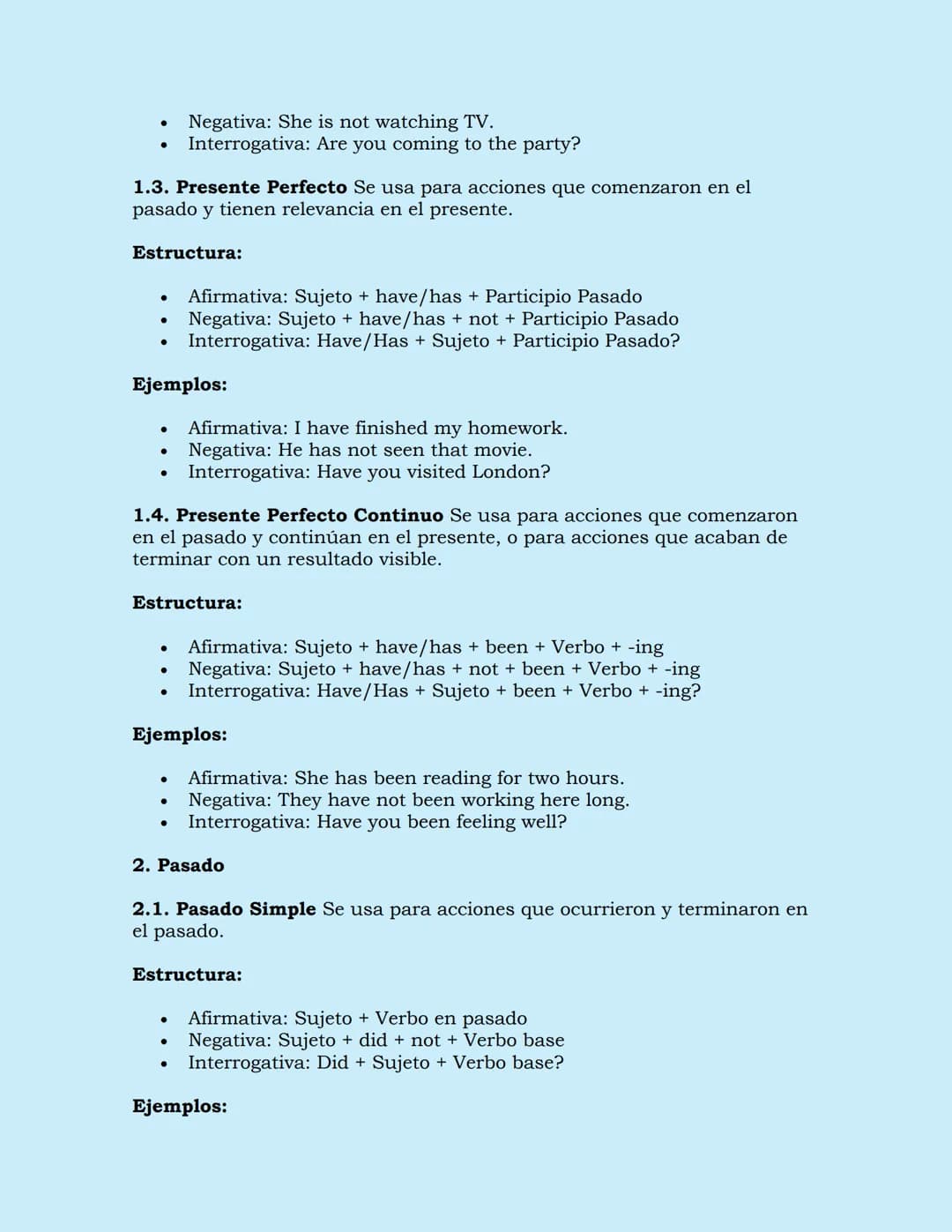 Tiempos Verbales y
Estructura de Oraciones en
Inglés
Tiempos Verbales en Inglés
Los tiempos verbales en inglés son fundamentales para comuni
