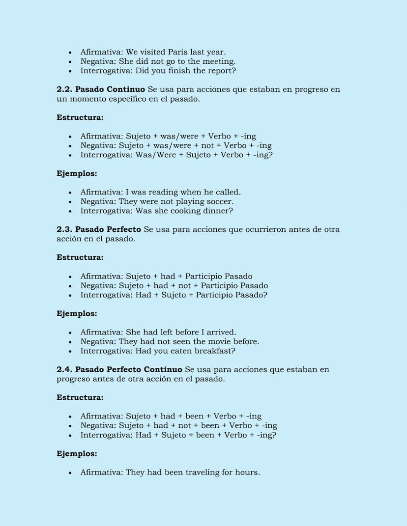 Tiempos Verbales y
Estructura de Oraciones en
Inglés
Tiempos Verbales en Inglés
Los tiempos verbales en inglés son fundamentales para comuni