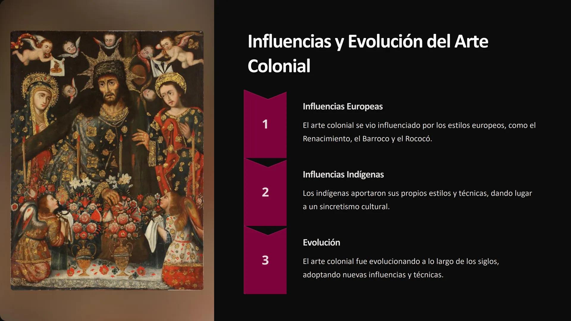 # Arte Colonial: Un Viaje
Viaje a través del
Tiempo
De Efreel
yAlbu
Tel
El arte colonial en América Latina es un testimonio de la fusión de
