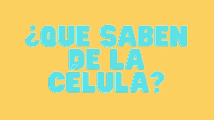 LA CÉLULA Y VIRUS
00 ¿QUE SABEN
DE LA
CELULA? La célula
• La célula es el componente básico de todos los seres vivos.
• Es la unidad estruct