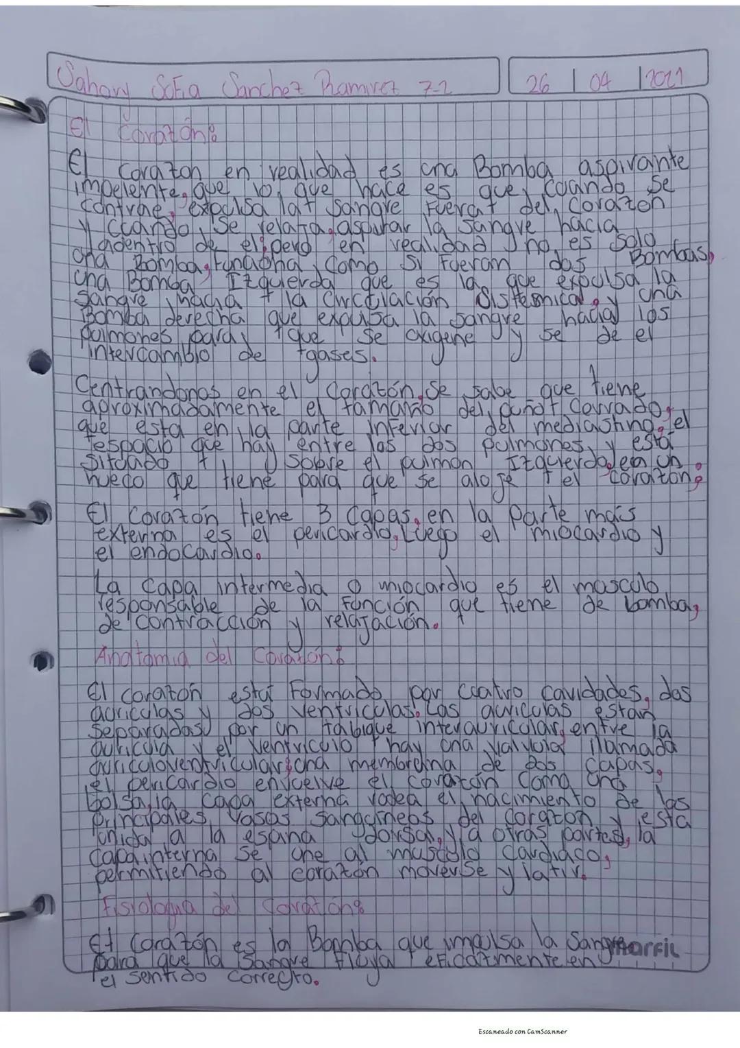 Sabary Sofia Sanchez Ramirez 72
26
04 12021
Stema Circulatorio o aparato, Cardia Mascolar
Es un conjunto de organos que distriboven la
las
S