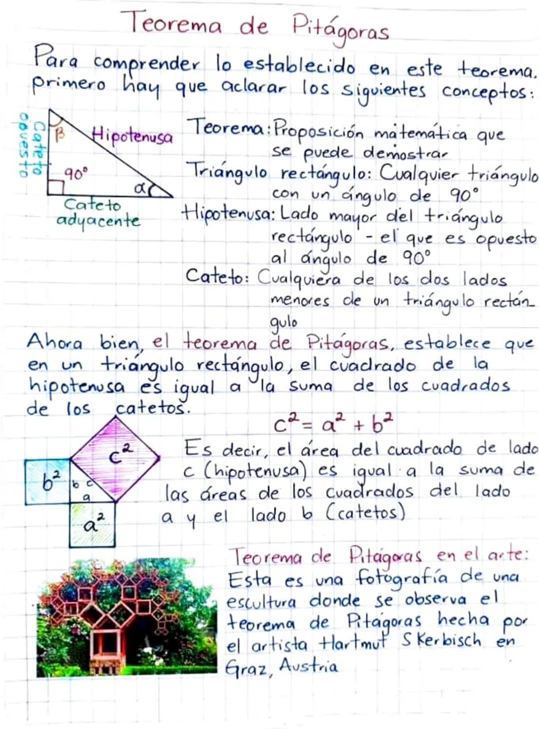 # Teorema de Pitágoras.

Para comprender lo establecido en este teorema.
primero hay que aclarar los siguientes conceptos:

Cateto
oovesto

