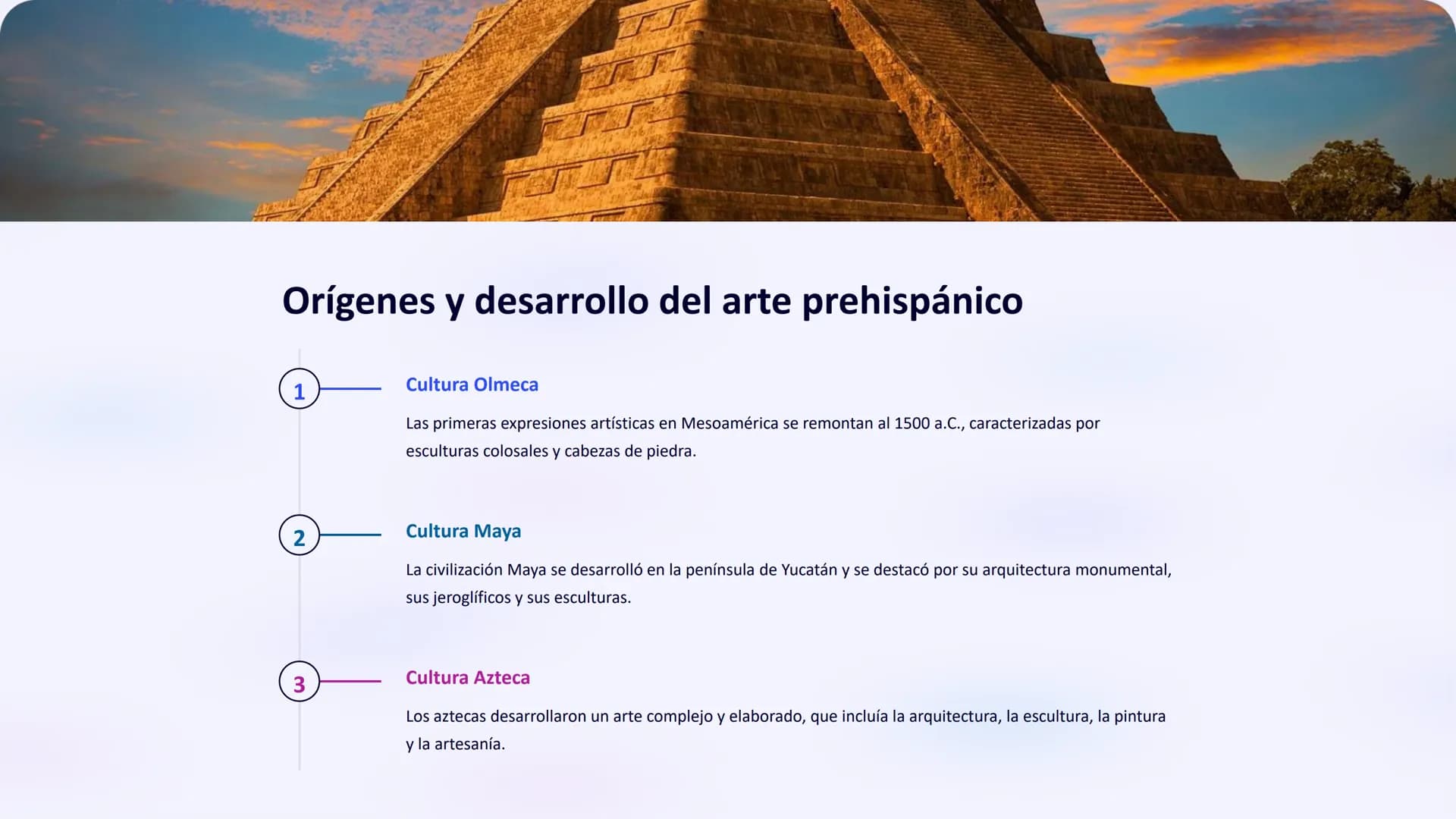 Historia del Arte
Latinoamericano
El arte latinoamericano abarca una rica historia que se remonta a las
culturas prehispánicas y ha sido mol