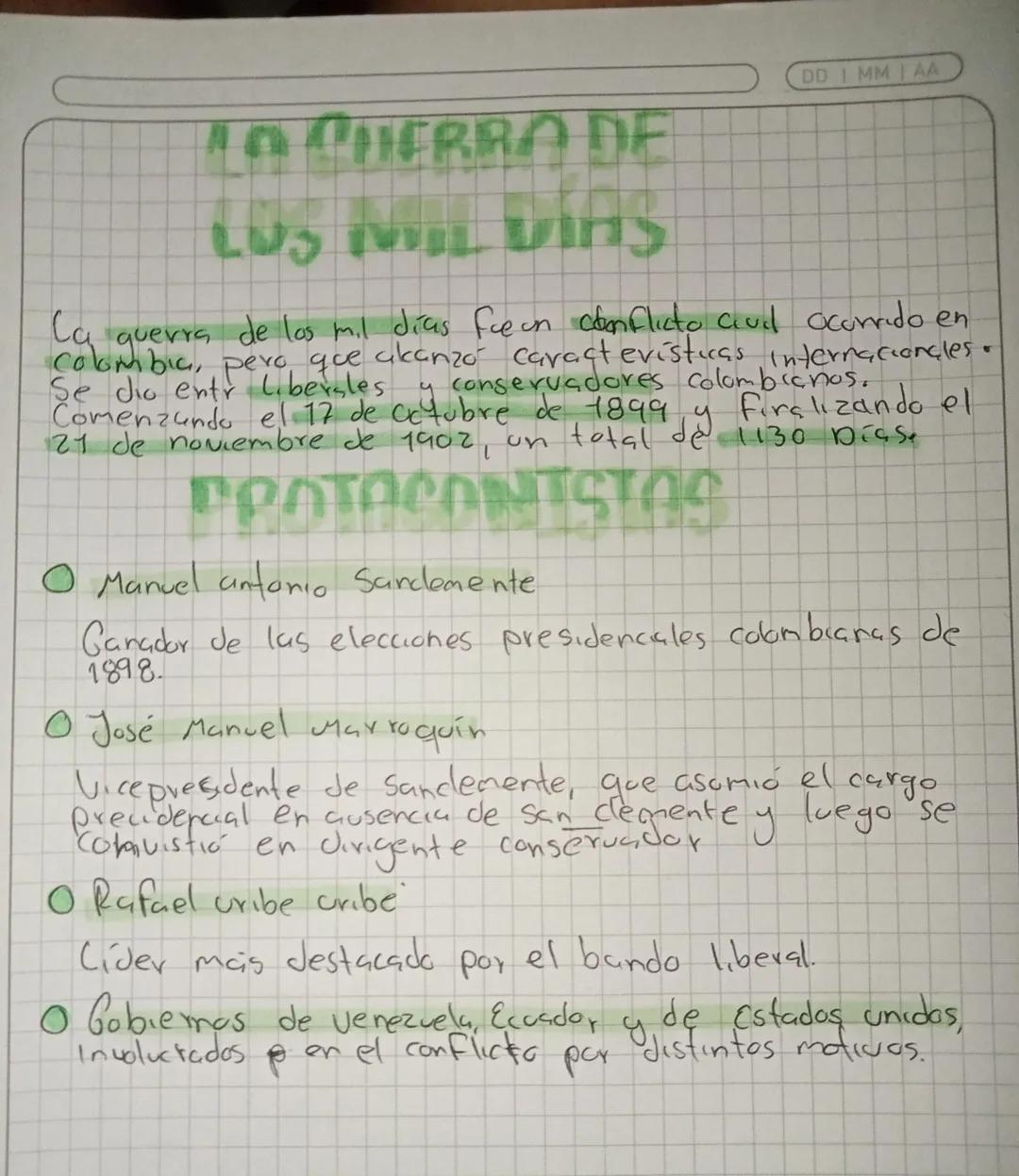 DD IMMAA

# LO CUERBO DE
# LUS VIL Dלחו

Ca querra de los mil días fue un donflicto civil ocurrido en
Colombia, pero que akanzó caracteristi