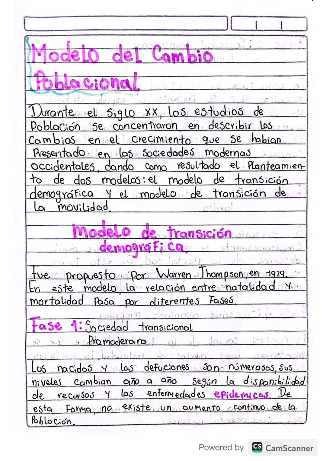# Modelo del Cambio.
# Poblacional
Durante el siglo XX, los estudios de
Población se concentraron en describir Los
Cambios en el crecimiento