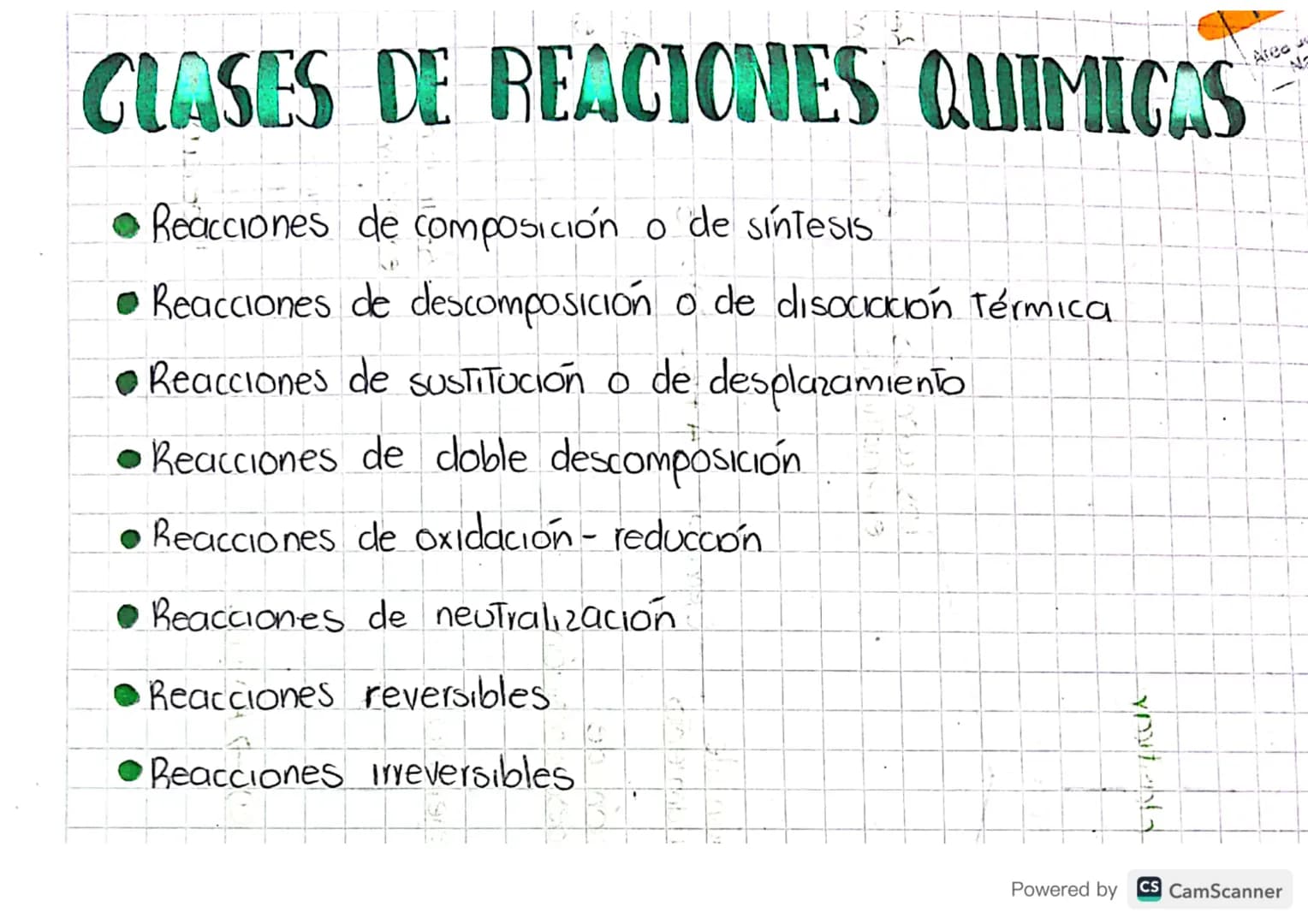-REACCIONES QUÍMICAS-
¿Cómo se sabe cuando ha ocurrido una reaccion quimica?
Es decir ¿Cuales son las pistas que indican que se ha
llevado a