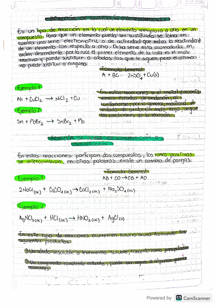 -REACCIONES QUÍMICAS-
¿Cómo se sabe cuando ha ocurrido una reaccion quimica?
Es decir ¿Cuales son las pistas que indican que se ha
llevado a