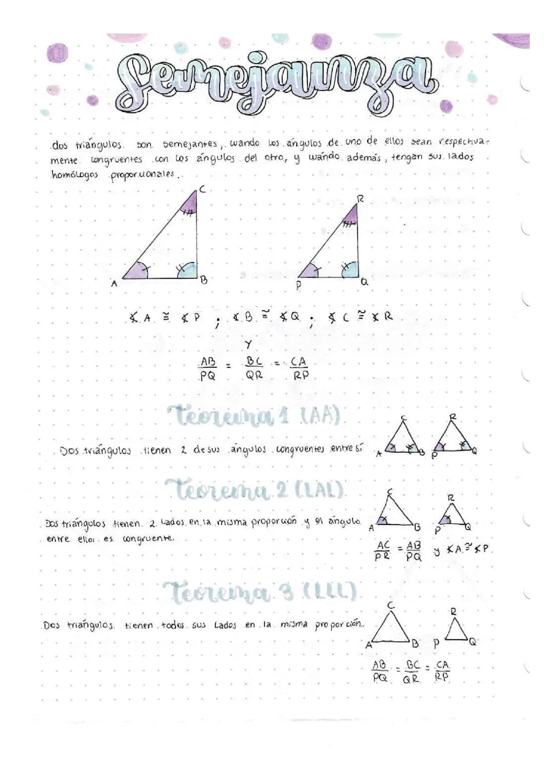 GEOMETRIA: SEMEJANZA Y HOMOTECIA