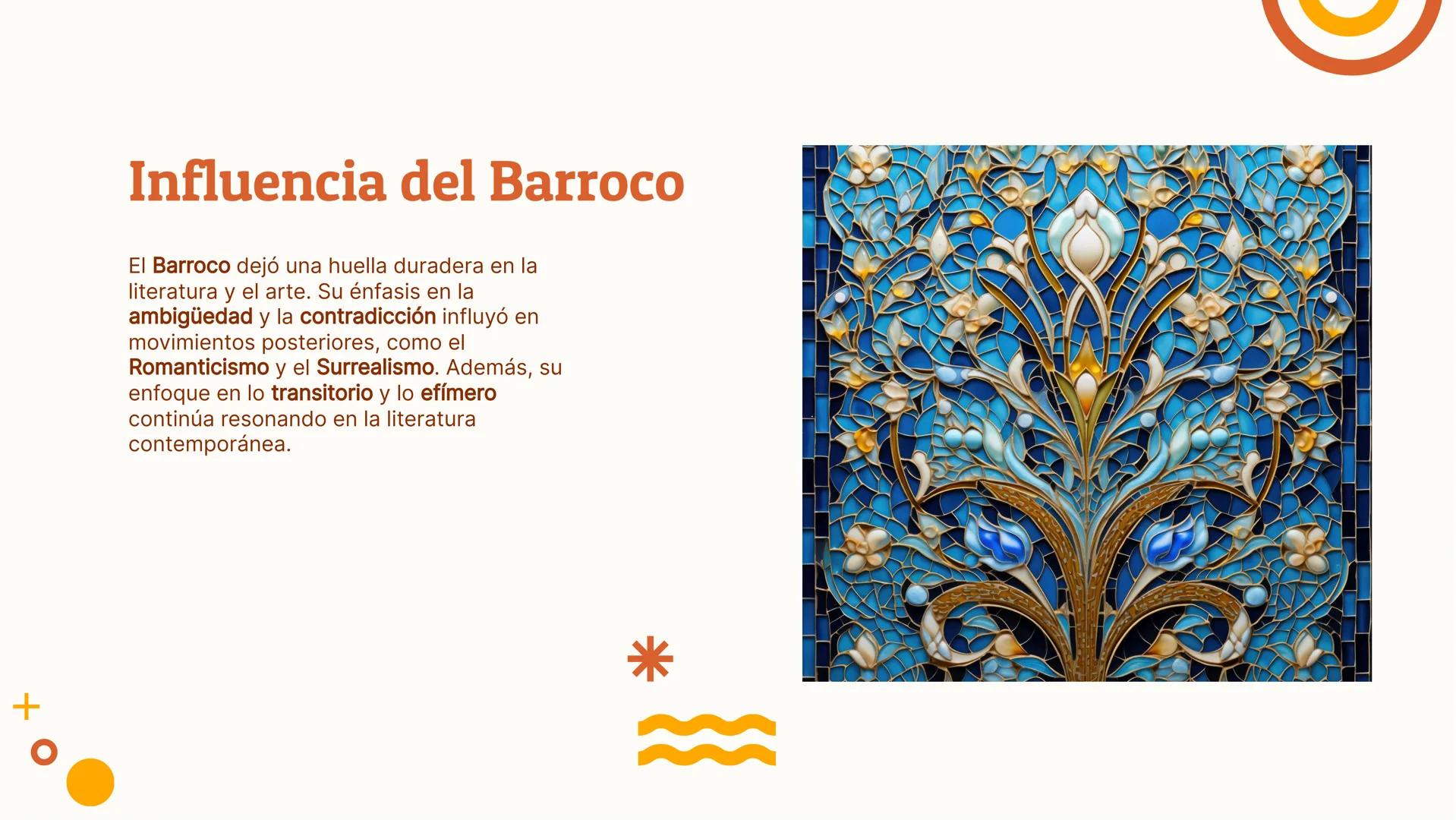 El Barroco: Análisis y
Ejemplos del
Movimiento Literario
O
+
* +
Introducción al Barroco
El Barroco fue un movimiento literario del siglo
XV