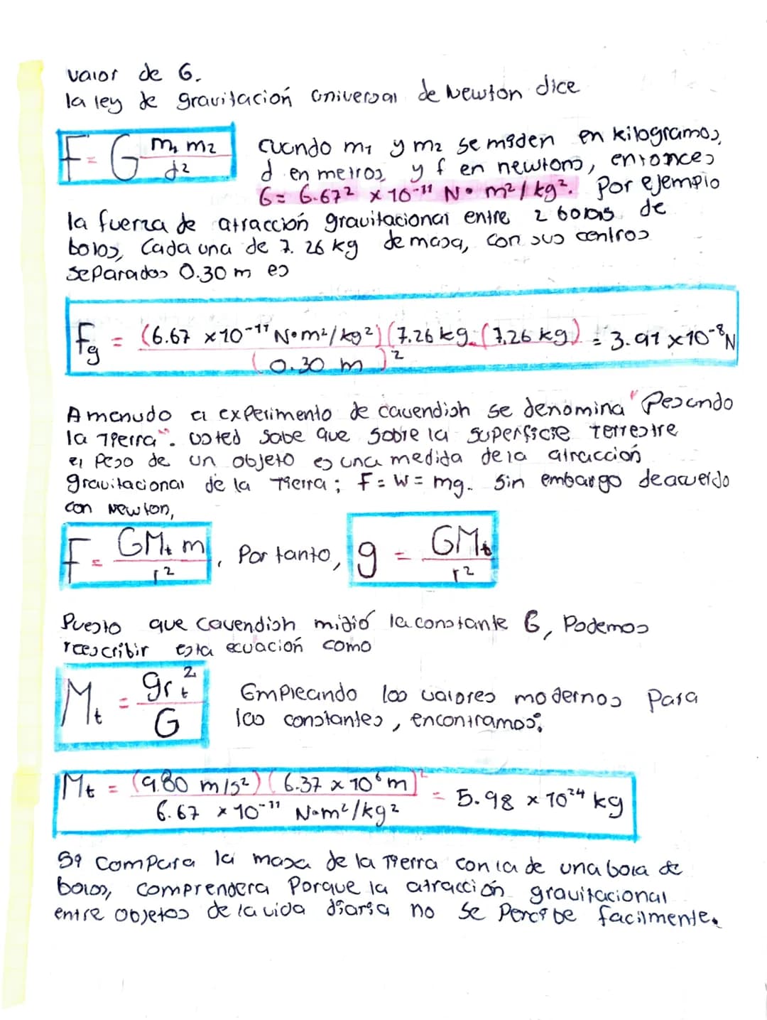A u l e
Cómo Pesor La Treva
Como usted Sabe, la fuerza de atracción gravitacional
entre dos objetos sobre la Tierra es muy pequeña y Por
Tal