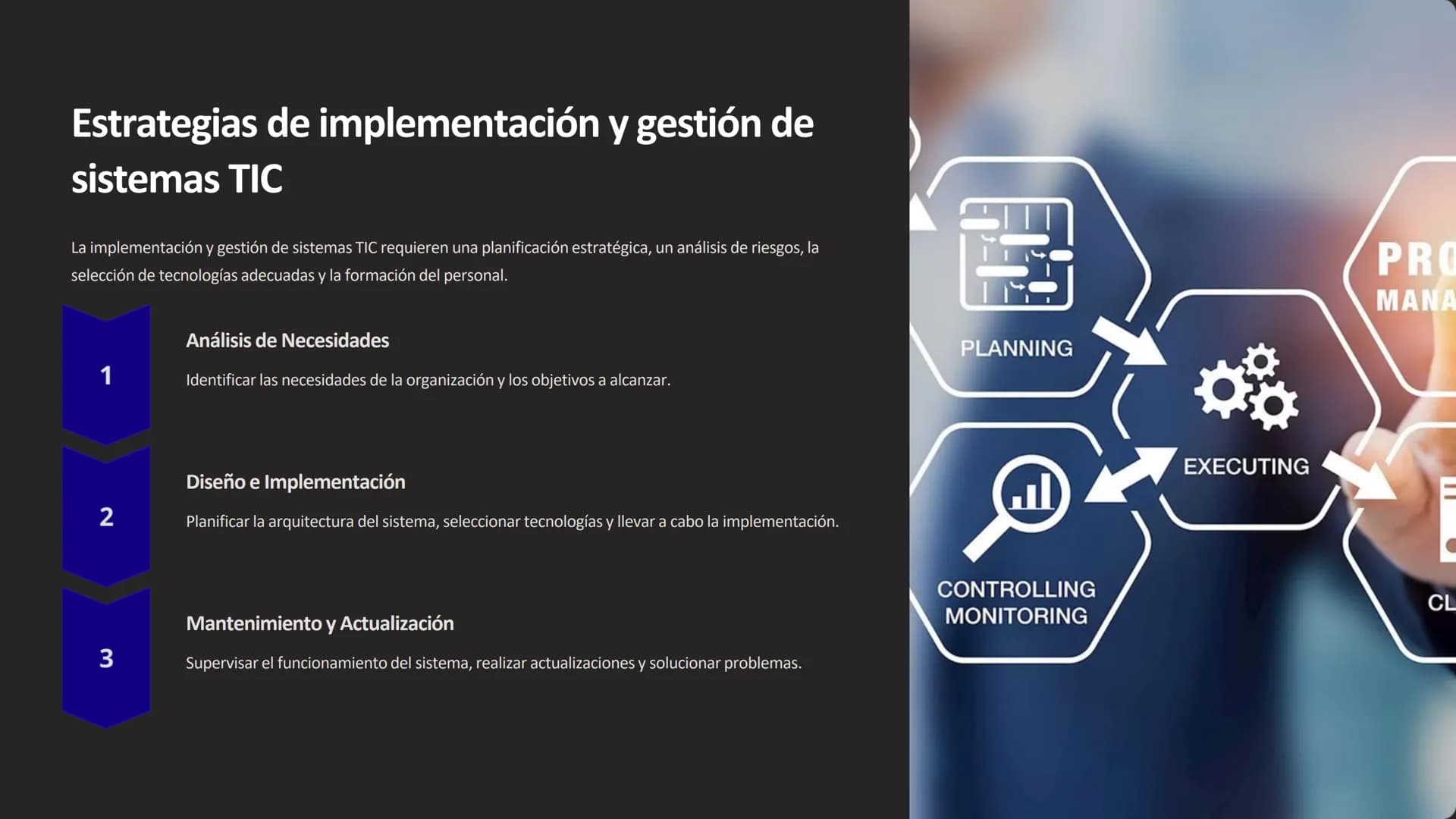 las Tecnologías de la
Información y
Comunicación (TIC)
Las Tecnologías de la Información y Comunicación (TIC) son un conjunto de
herramienta