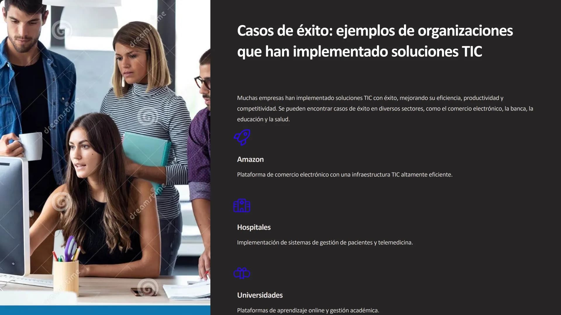 las Tecnologías de la
Información y
Comunicación (TIC)
Las Tecnologías de la Información y Comunicación (TIC) son un conjunto de
herramienta