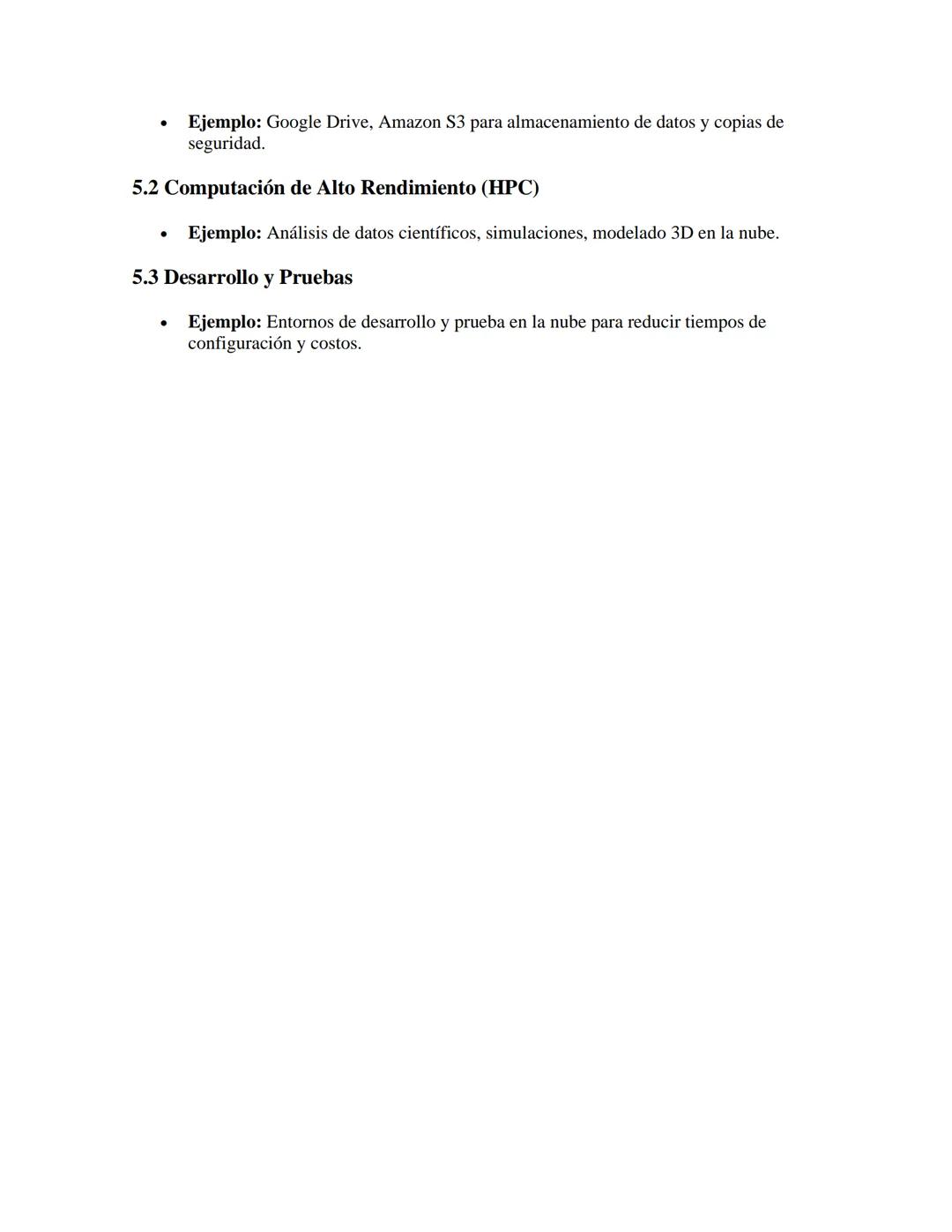 Computación en la Nube
APUNTES//
1. Conceptos Básicos
1.1 Definición
•
Computación en la nube: Uso de servidores remotos en Internet para al