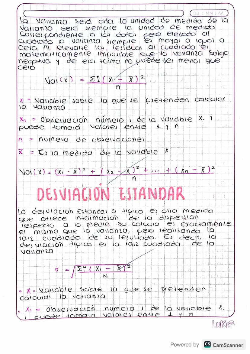 MEDIDAS DE DISPERSION
las medidas de dispersion dan información sobre
el grado de variabilidad de una valiable estadistica.
Esto se consigue