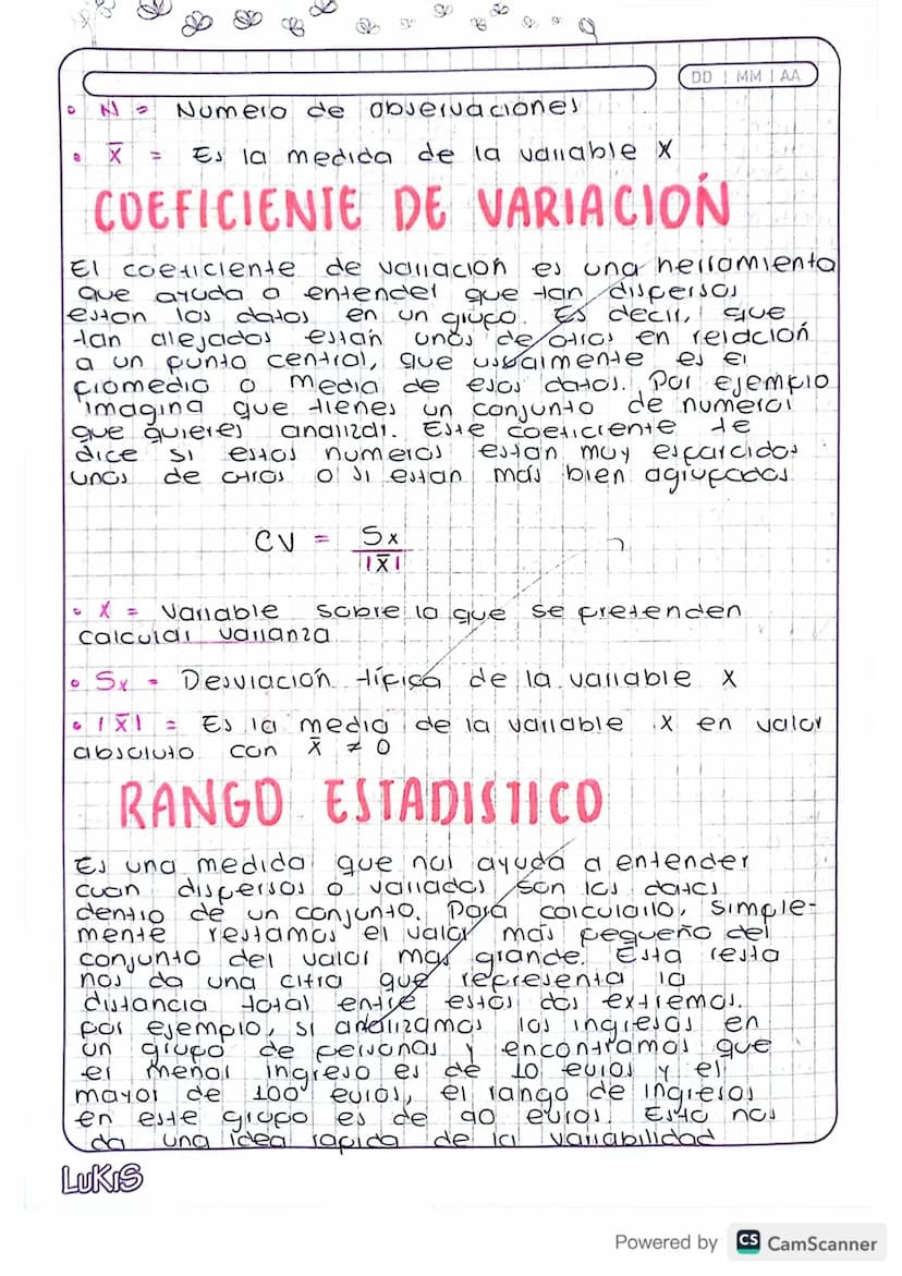 MEDIDAS DE DISPERSION
las medidas de dispersion dan información sobre
el grado de variabilidad de una valiable estadistica.
Esto se consigue