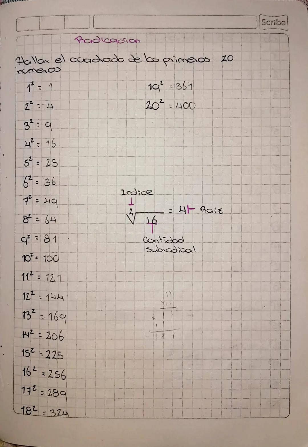 Homework
Potencia
¿Que es?
Propiedades
Polencia.
Rate
Logonit mación
Solución
La potenciación Consiste en multiplica. on
numero por si mismo