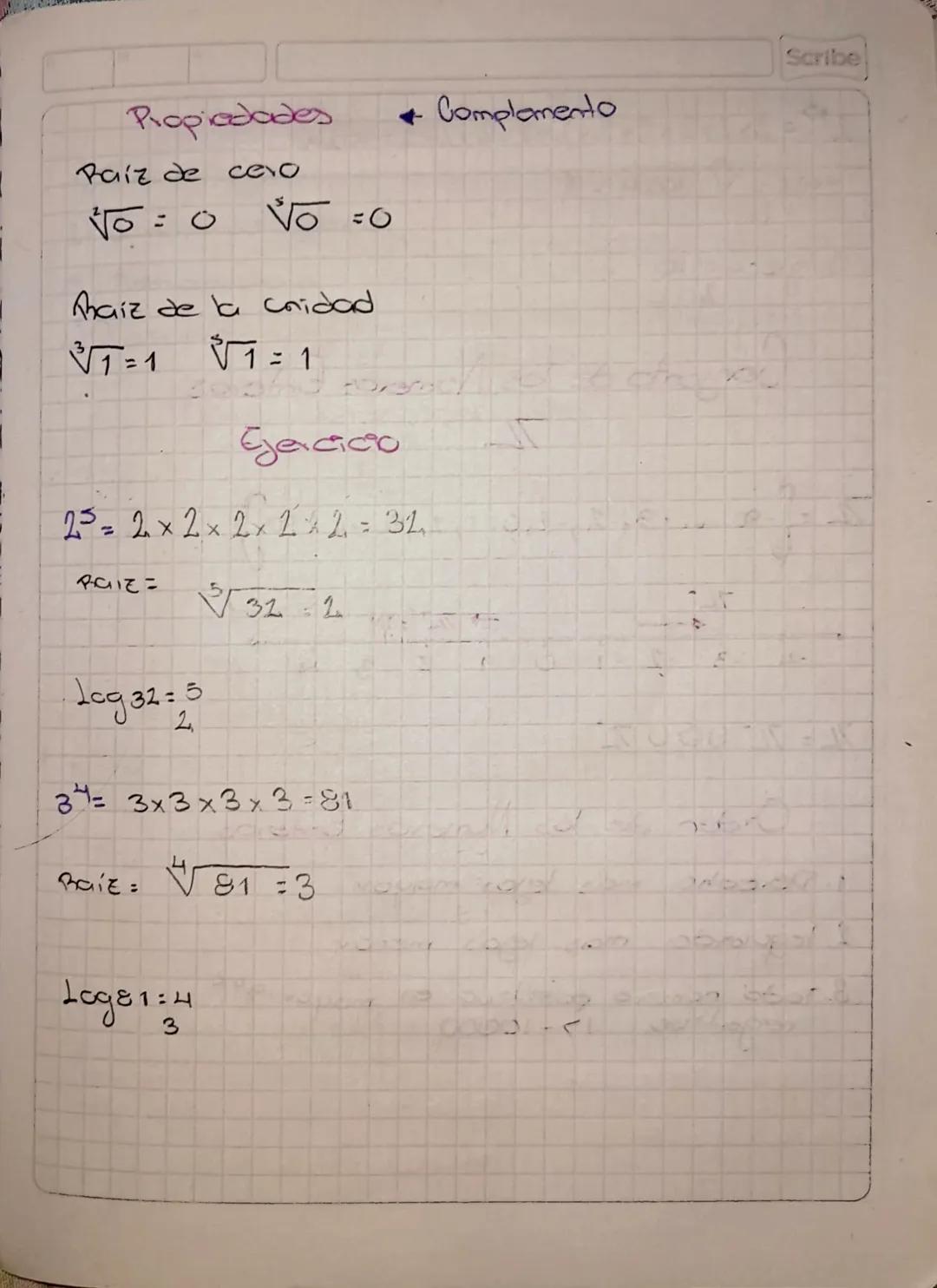 Homework
Potencia
¿Que es?
Propiedades
Polencia.
Rate
Logonit mación
Solución
La potenciación Consiste en multiplica. on
numero por si mismo