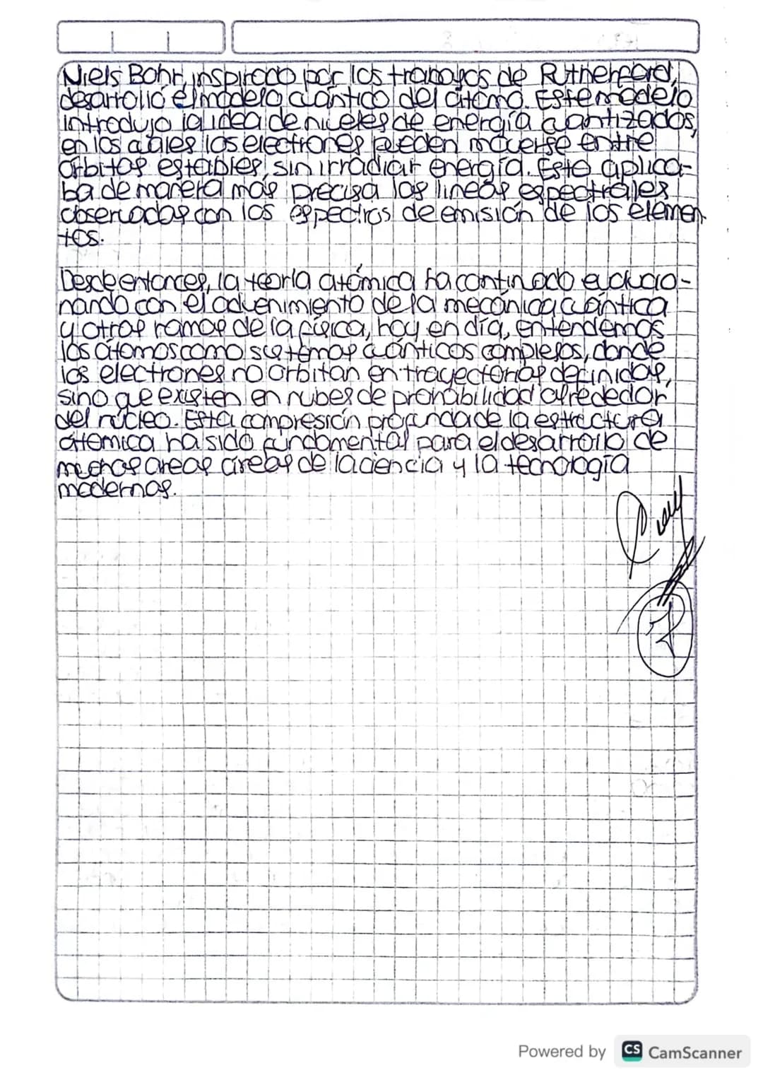Teoria atómica:
La teoria etomicales in marco conceptual que se desa-
rrollo a lo largo de varios siglos para comprender, la
naturaleza fund