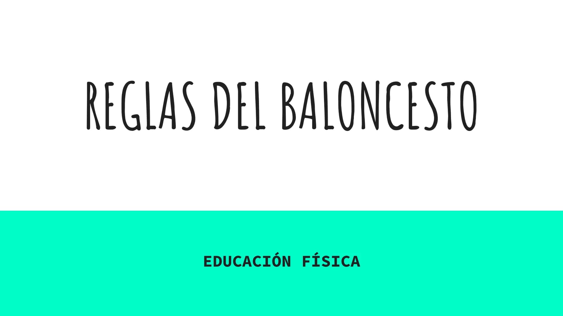 Reglas del baloncesto 