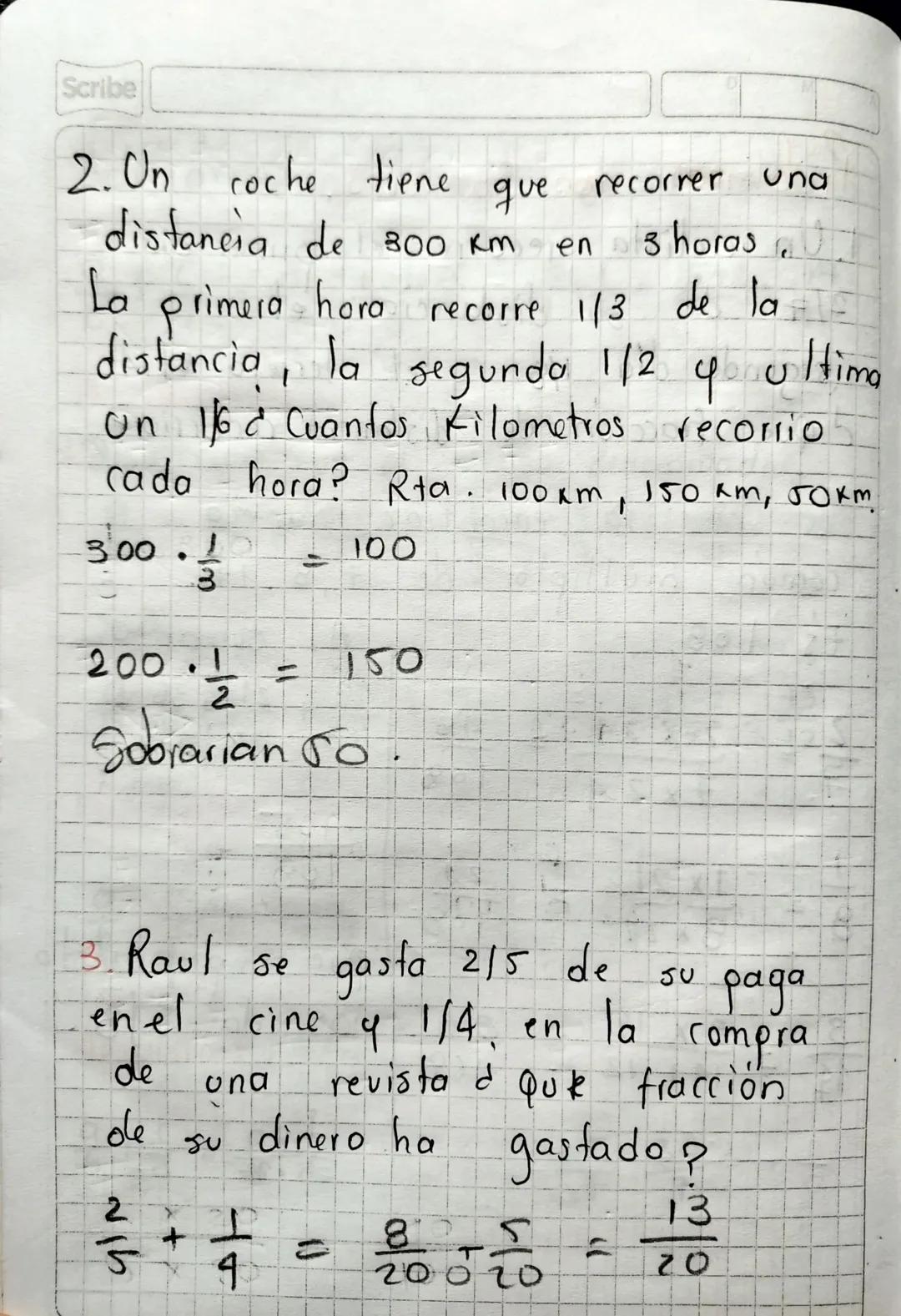 Operaciones con numeros racionales
Adicion
1
A dicion con mismo denominador.
$
\frac{a}{b} + \frac{c}{b} = \frac{a+c}{b}
$
$
\frac{5}{7} + \