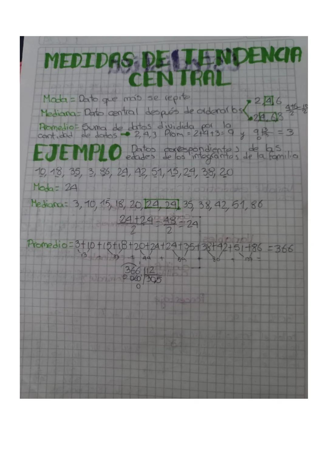 MEDIDAS DEITENDENCIA
CENTRAL

Moda Dato que más se repite
246
Mediana: Dato central después de ordenar los 24.08
Promedio: Suma de datos div
