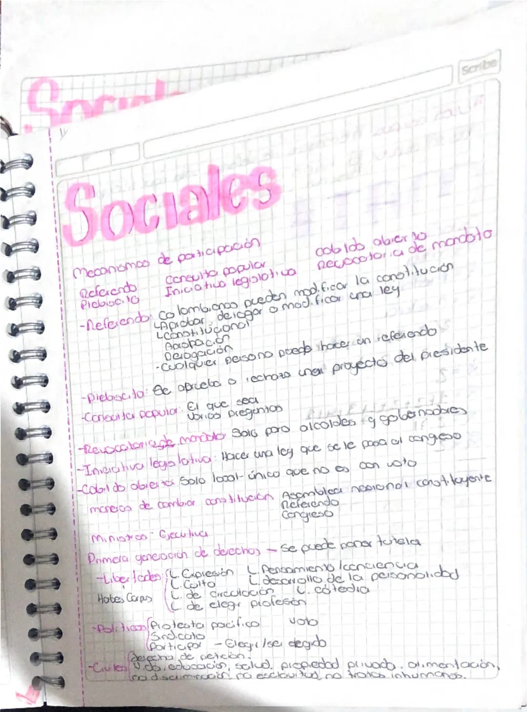 Sociales
Estado Colombia
Constitución política 1991
firmada por Cesar Gaviria
(neoliberalismo)
Apertura económica
-Creada por inconformidade