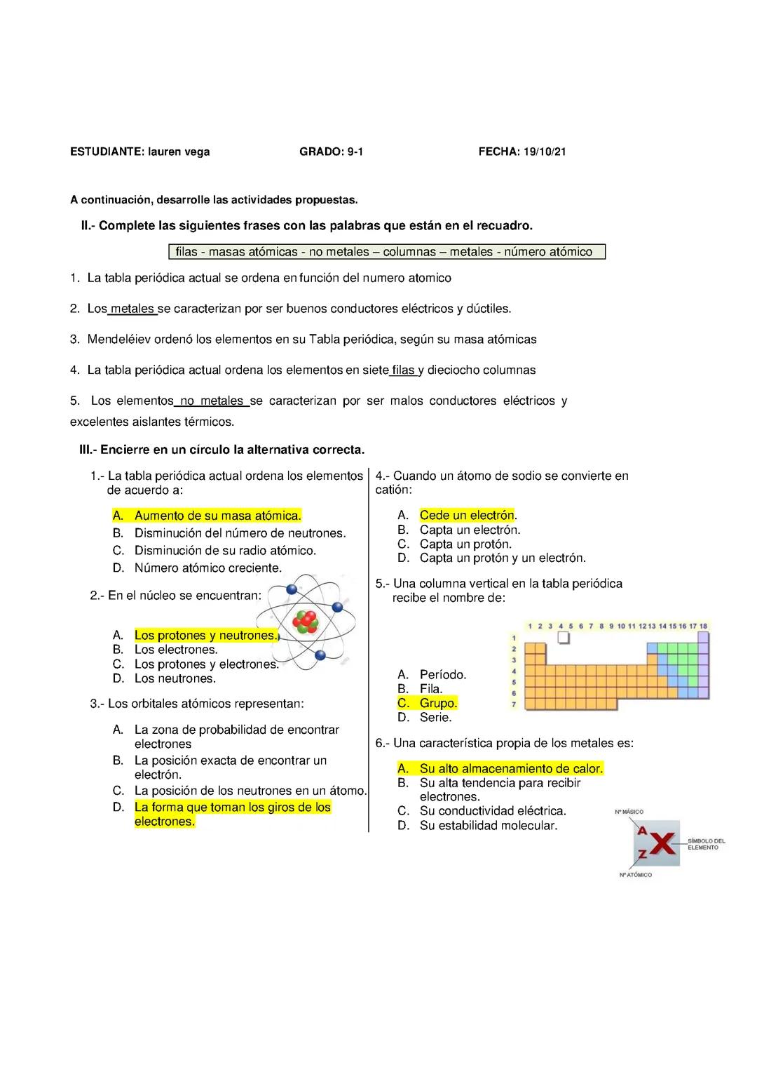 Tabla periodica