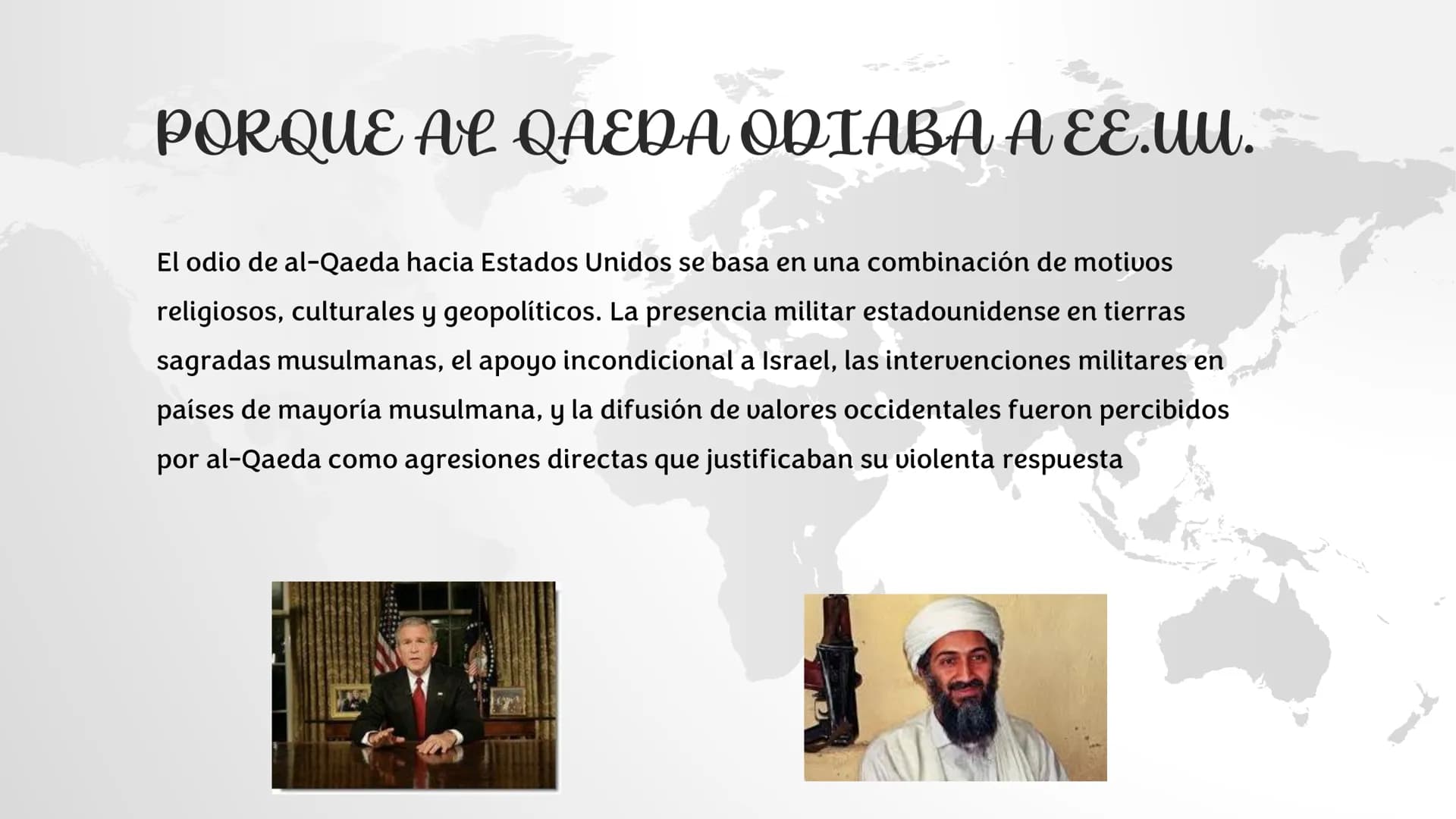 ATENTADO DE
LAS TORRES
GEMELAS DESCRIPCIÓN
El 11 de septiembre de 2001, 19 terroristas de Al-Qaeda secuestraron cuatro aviones comerciales
I