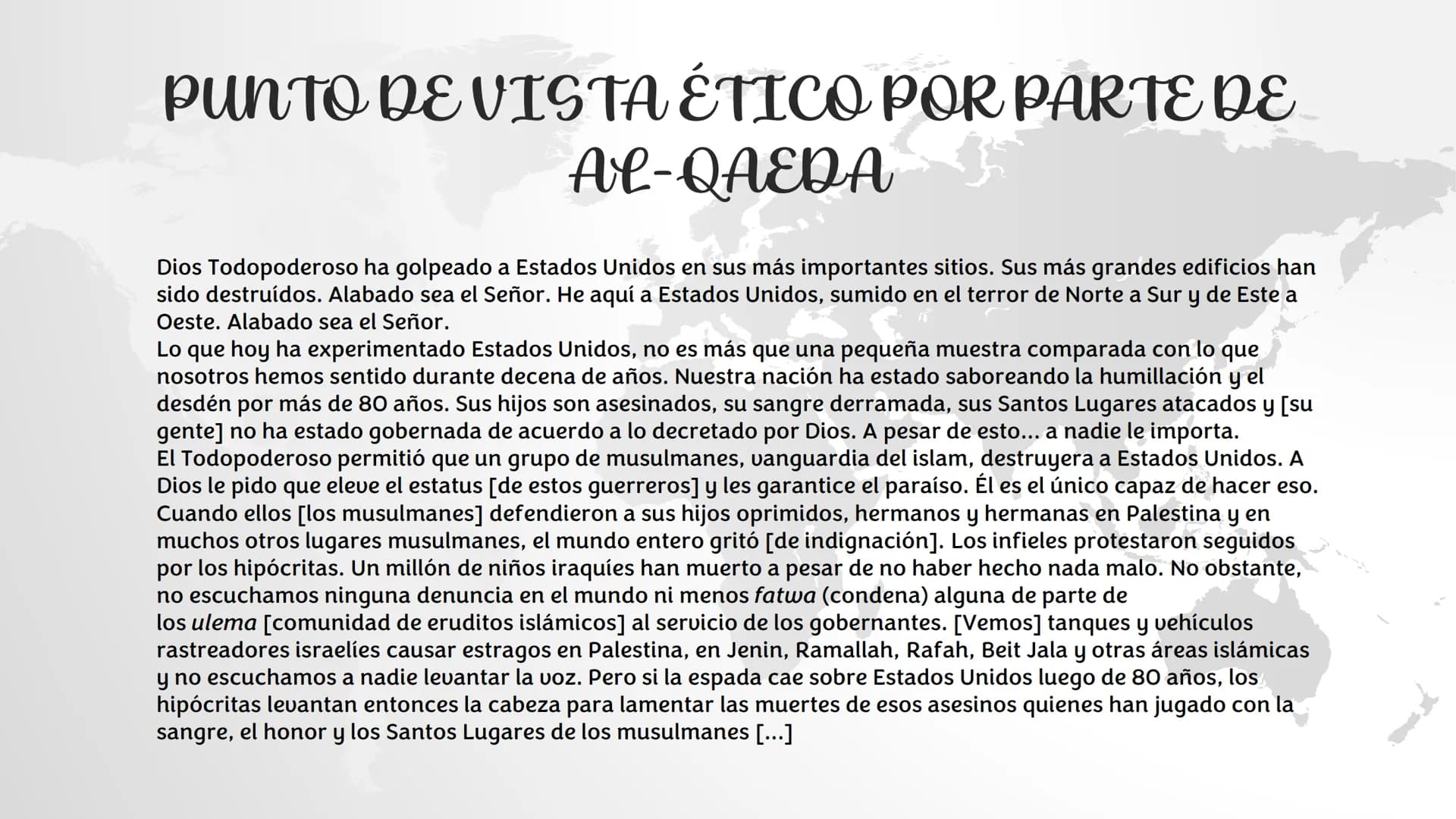 ATENTADO DE
LAS TORRES
GEMELAS DESCRIPCIÓN
El 11 de septiembre de 2001, 19 terroristas de Al-Qaeda secuestraron cuatro aviones comerciales
I