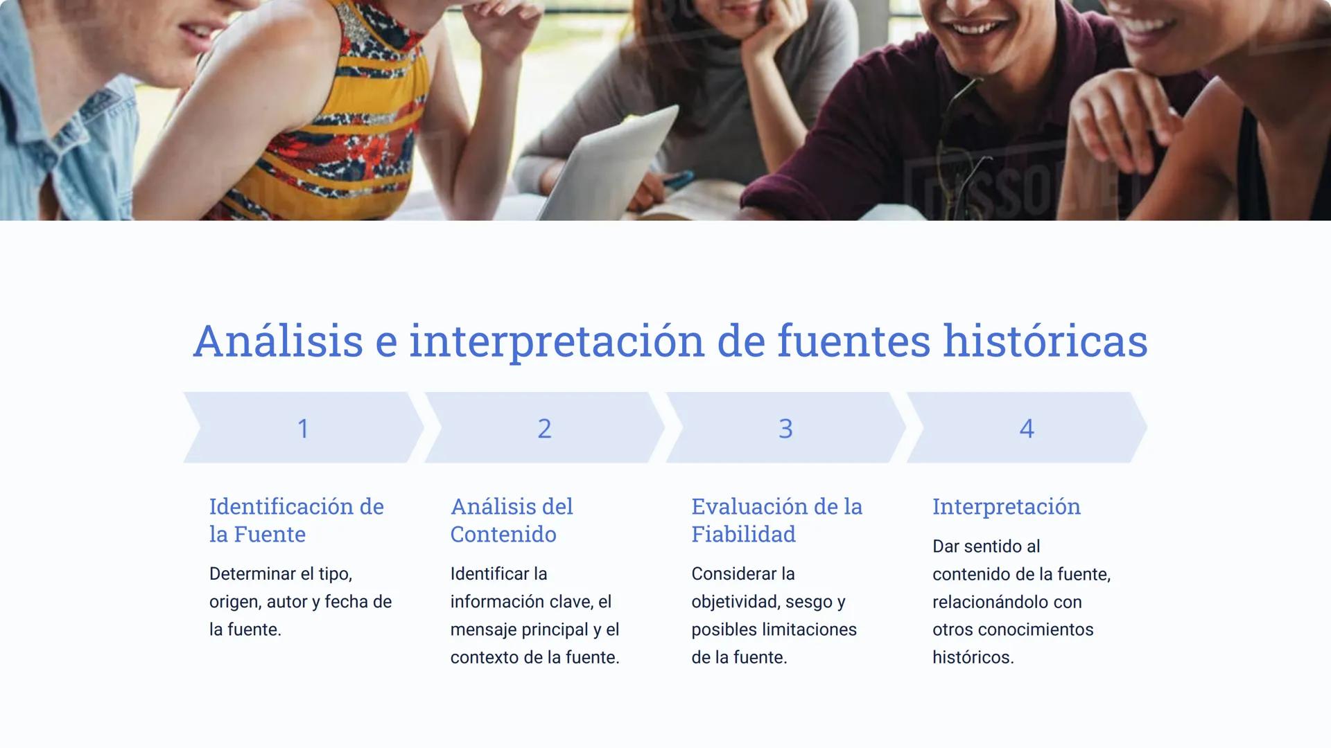 pensamiento
histórico
El pensamiento histórico nos permite comprender el pasado y
cómo éste impacta el presente. Esta herramienta nos ayuda 