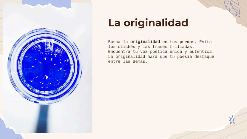 пос
Guía para la creación
de poesía: Cómo
escribir un poema *
Introducción
Bienvenidos a la guía para la creación de poesía. Aprenderás cómo