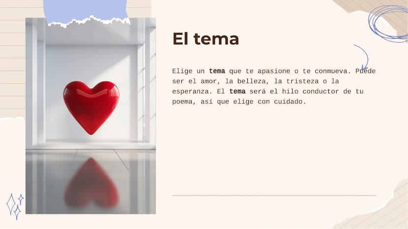 пос
Guía para la creación
de poesía: Cómo
escribir un poema *
Introducción
Bienvenidos a la guía para la creación de poesía. Aprenderás cómo
