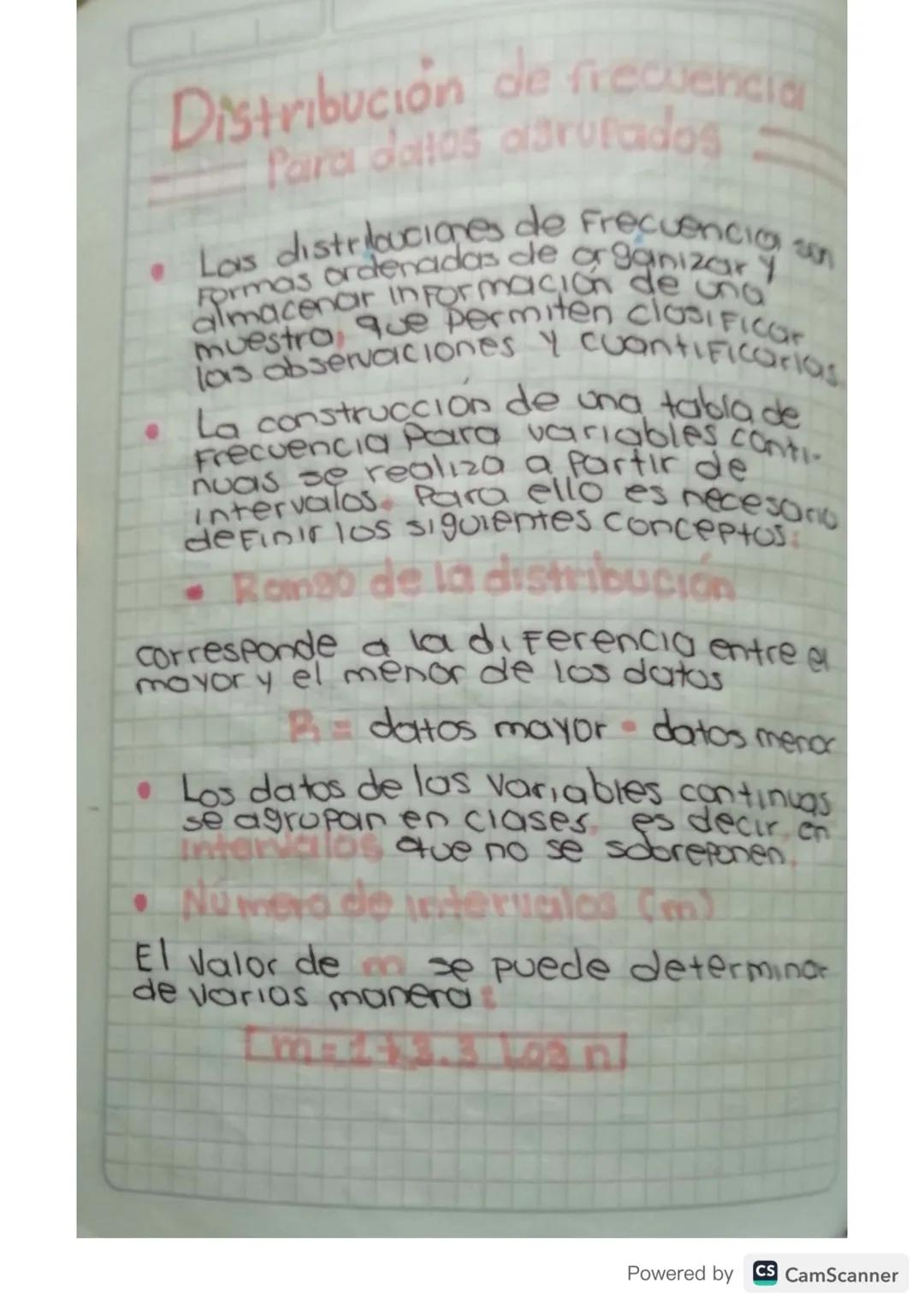 # Distribución de frecuencias
Para datos agrupados

• Las distribuciones de Frecuencia son
Formas ordenadas de organizar y
almacenar in form