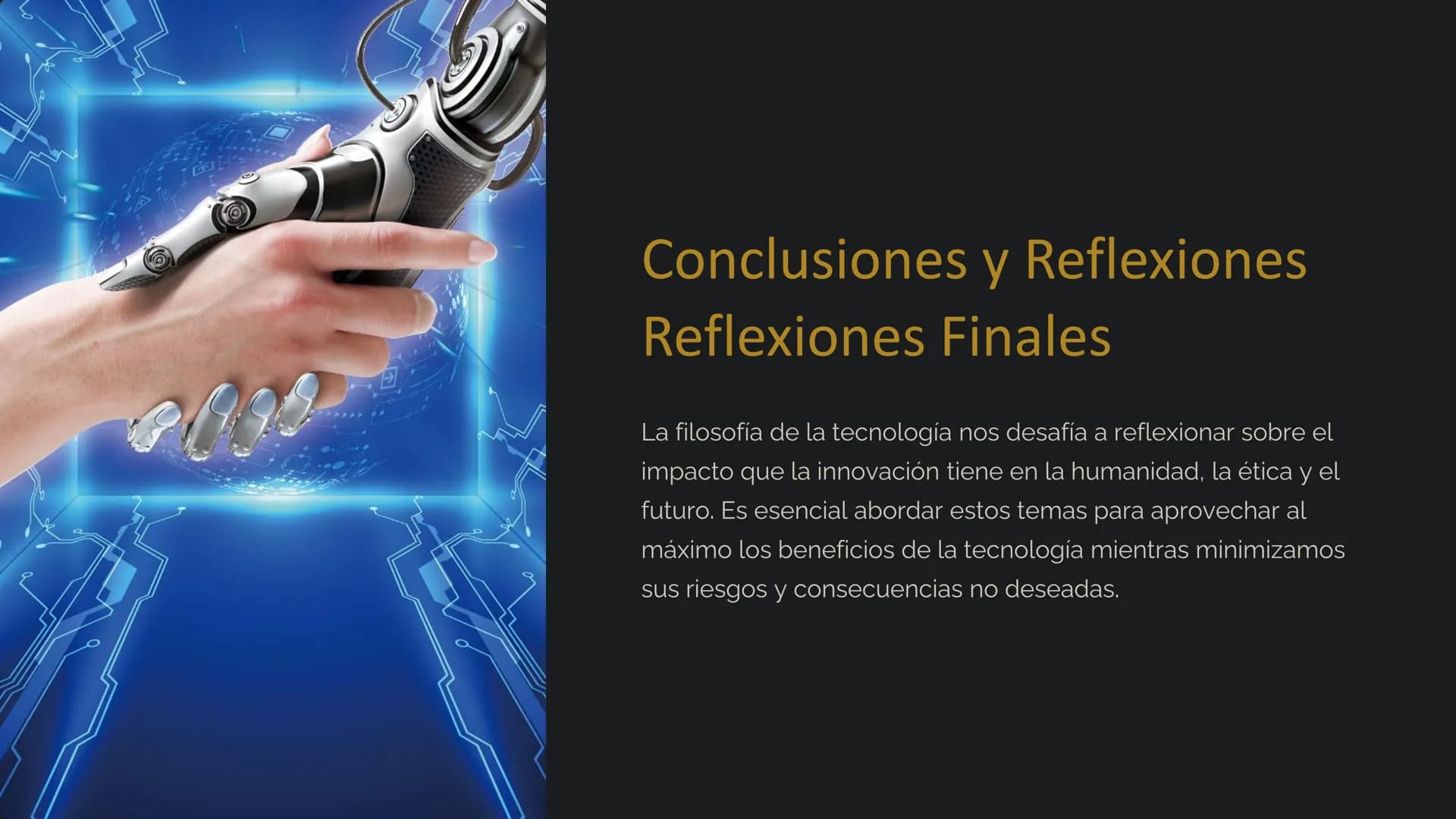 Filosofía de la
Tecnología
La tecnología ha transformado profundamente nuestras vidas,
planteando importantes desafíos filosóficos sobre su 