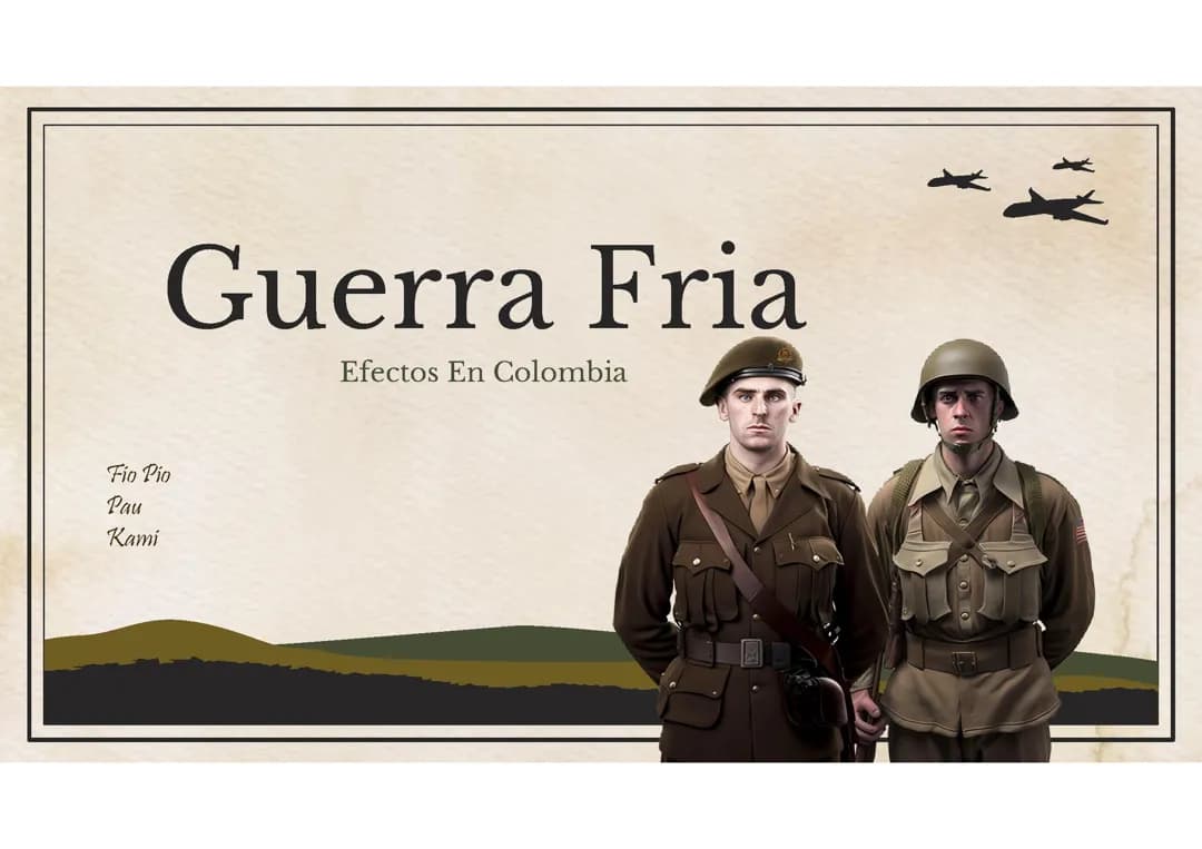 consecuencias de la guerra fría en Colombia 