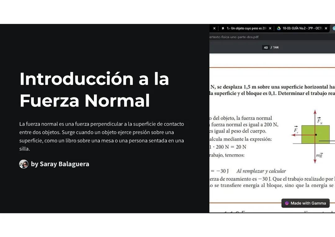 Todo sobre la Fuerza Normal: Conceptos y Aplicaciones