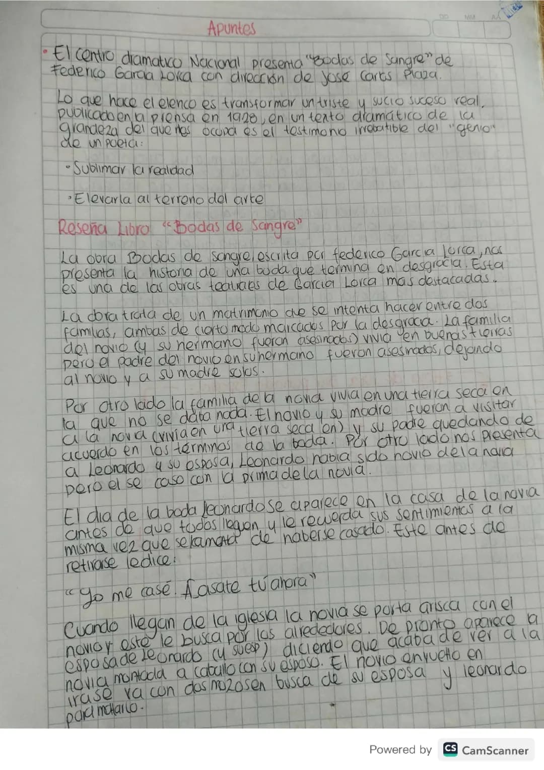 reseña del libro bodas de sangre