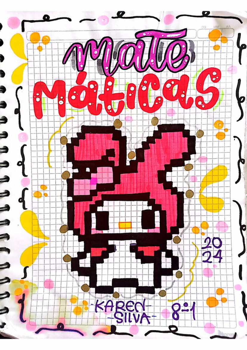 {
{
DD MM
Mate
Maticas
AA
4
KAREN 8÷1
SILVA
20
24