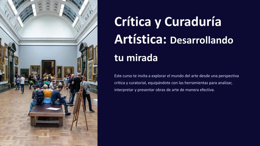 Crítica y Curaduría Artística